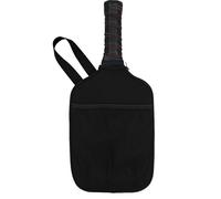 Tennis Ball Paddle Case, Neoprene Racket Sleeve Bag, 11x8 Inches Lightweight Protective Paddle Cover, Sturdy Zippered Equipment Holder, Fits Most Rackets for Game or Travel Use