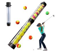 Tennis Ball Pick Up Tube | Tennis Ball Grabber Tube - Detachable Pickleball Collector with Shoulder Strap for Driving Range Operators Professional Instructors