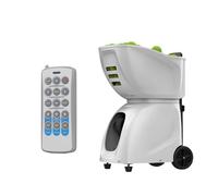 Tennis Ball Serving Launching Machine,Pt-Max C Portable Tennis Ball Machine,Automatic Tennis Ball Launcher,Serve Frequency is 1.8-8 Seconds Per Ball,for Tennis Beginners and Experienced P(Color:White)