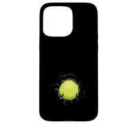 Tennis Ball Smash Through Wall Player Fan Sport Case for iPhone 15 Pro Max