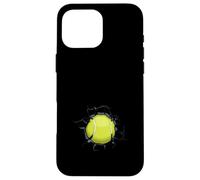 Tennis Ball Smash Through Wall Player Fan Sport Case for iPhone 16 Pro Max