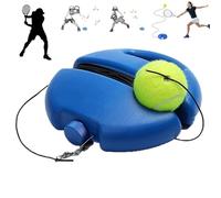 Tennis Ball Training Baseboard | Tennis Trainer Rebound Ball with String for Solo Practice,Portable Self-Training Tenni-s Equipment with Fillable Weighted Base for Beginners,Kids&Adults