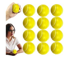 Tennis Balls For Kids - Youth Practice Foam Balls, High Elasticity | Beginner Exercise Training, Indoor Outdoor Sports Equipment Soft Squeeze Lightweight For School Gym
