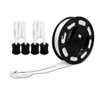 Tennis Boundary Markers - Durable Court Line Marking Kit, Flexible Weather-Resistant Sports Lines | 240×528 Inch Court Training Marker Strips for Badminton Volleyball Basketball Kids Practice, Recreat