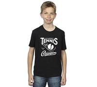 Tennis Boys Play Like Champion T-Shirt Black 12-13 Years