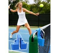 Tennis Camera Mount, Dual Perspective Capture Every Match Moment Effortlessly Tennis Net Camera Mount Snaps onto the Net Post, Net Mount Phone Holder for You Review, Adjust, Level up Skill (Blue)