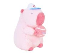 Tennis Capybara Stuffed Animal - 25cm/9.84-inch Plushie with Ball | Living Room Decor
