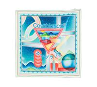 Tennis Club Medium Silk Scarf - female - Casablanca - Silk Scarves - Multicolor - ONE SIZE - Accessories ONE SIZE