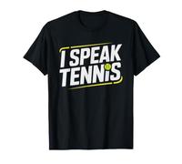 Tennis Coach Speak Coaching Language Sport Fluent Identity T-Shirt