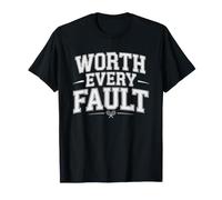 Tennis Coach Worth Every Fault Pun Coaching Sport Humor T-Shirt