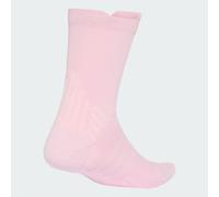 adidas Unisex Tennis Crew Socks Cushioned 1 Pair Pack Socks, Distilled Pink/white, XXL