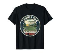 Tennis Dad Player Racket Court Athlete Father's Day T-Shirt