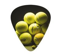 Tennis diagram Wear-resistant guitar picks for guitar, bass, electric guitar, ukulele, thin, medium, heavy, 12-piece guitar picks