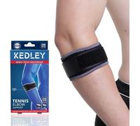 Tennis Elbow Brace/Golfer’s Elbow Support Strap Single Pack - Medical Grade Forearm Compression Band for Tendonitis & Epicondylitis - Adjustable Lightweight Elbow Brace for Sports