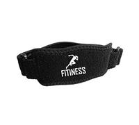 Tennis Elbow Support Strap, Adjustable Lightweight Elbow Brace Strap for Golfer's Forearm Protection - Pain Relief Tennis Elbow Strap for Men Women Ideal for Tendonitis, Weightlifting (RED)