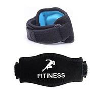 Tennis Elbow Support Strap, Adjustable Lightweight Elbow Brace Strap for Golfer's Forearm Protection - Pain Relief Tennis Elbow Strap for Men Women Ideal for Tendonitis, Weightlifting (BLUE)