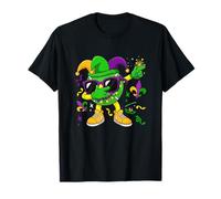 Tennis Equipment Player Mardi Gras Beads Jester Hat Lover T-Shirt
