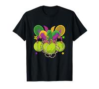 Tennis Equipment Player Team Mardi Gras Jester Hat Parade T-Shirt