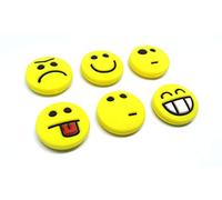 Tennis Feel Sorbifun | Emoji Vibration Dampeners | 6-Pack | Yellow