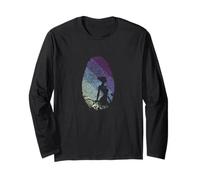 Tennis Fingerprint Silhouette Long Sleeve T-Shirt