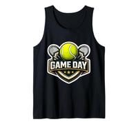 Tennis Game Day Fan Lover Cute Player Coach Spectator Quote Tank Top