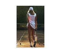 Tennis Girl Beautiful Girl Pretty Girls Poster Wall Art Poster and Canvas Art Picture Print Modern Family bedroom Aesthetic Decor Posters 12x18inch(30x45cm)