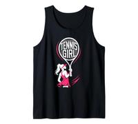 Tennis Girl Racket Court Women Player Match Tank Top