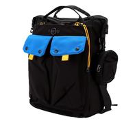 Tennis Gym Bag with Secure Racket Lock Multi-Purpose Backpack for Players and Travelers Water-Resistant Oxford Fabric 18L (Black)