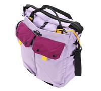 Tennis Gym Bag with Secure Racket Lock Multi-Purpose Backpack for Players and Travelers Water-Resistant Oxford Fabric 18L (Purple)