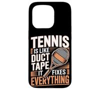 Tennis Is Like Duct Tape It Fixes Everything Case for iPhone 15 Pro
