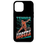 Tennis Is My Happy Hour Tennis Player Tennis Training Case for iPhone 12 Pro Max