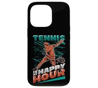 Tennis Is My Happy Hour Tennis Player Tennis Training Case for iPhone 13 Pro