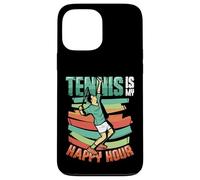 Tennis Is My Happy Hour Tennis Player Tennis Training Case for iPhone 13 Pro Max