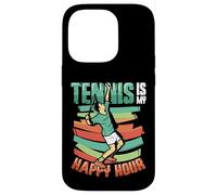 Tennis Is My Happy Hour Tennis Player Tennis Training Case for iPhone 14 Pro