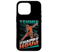 Tennis Is My Happy Hour Tennis Player Tennis Training Case for iPhone 16 Pro