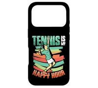 Tennis Is My Happy Hour Tennis Player Tennis Training Case for iPhone 17 Pro