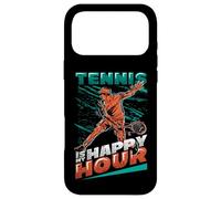 Tennis Is My Happy Hour Tennis Player Tennis Training Case for iPhone 17 Pro Max