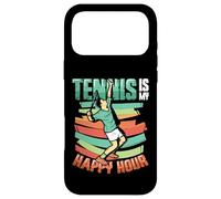 Tennis Is My Happy Hour Tennis Player Tennis Training Case for iPhone 17 Pro Max