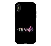 Tennis Is My Therapy Retro Case for iPhone X/XS