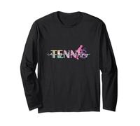 Tennis is My Therapy Retro Long Sleeve T-Shirt