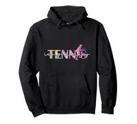 Tennis Is My Therapy Retro Pullover Hoodie