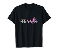 Tennis is My Therapy Retro Value Graphic T-Shirt, Men, Black, S