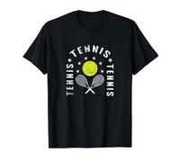 Tennis is Tennis Sport Emblem Value Graphic T-Shirt, Men, Black, XL
