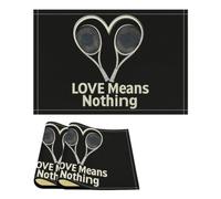 Tennis Lover Love Means Nothing Linen Placemats Table Decor 2PCS