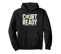 Tennis Mom Courts Before Sunrise Every Single Tournament Day Pullover Hoodie