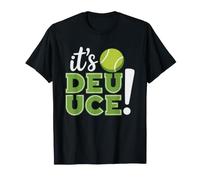 Tennis Mom Living Deuce Watching Every Close Match Courtside T-Shirt