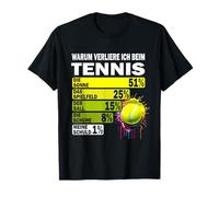 Tennis Motif Excuse Loser Training Tennis Match T-Shirt