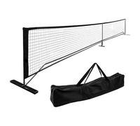 Tennis Net Outdoor Badminton Net Set | Tennis Pickleball Net | Portable Tennis Web | Adjustable Football Detachable Practice Web, 21lb Volleyball Trap with Bag