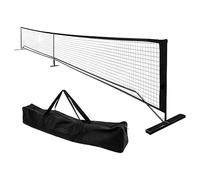 Tennis Net Outdoor Portable Mesh Frame, 22ft Detachable Practice Barrier | 21lb Heavy Duty Net with Stable Base and Carry Bag, Entrance Training Equipment