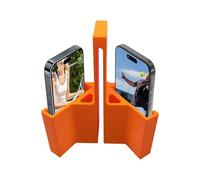 Tennis Net Phone Holder, Clamp-On Phone Mount for Match Recording & Training Analysis - Secure Clip-On Attachment for Tennis Court Fence, Compatible with iPhone Samsung GoPro Action Cameras